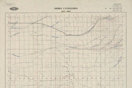 Sierra Candeleros 2515 - 6915 [material cartográfico] : Instituto Geográfico Militar de Chile.