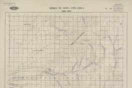Sierra de Doña Inés Chica 2600 - 6915 [material cartográfico] : Instituto Geográfico Militar de Chile.
