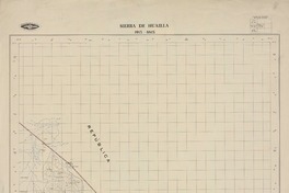 Sierra de Huailla 1915 - 6815 [material cartográfico] : Instituto Geográfico Militar de Chile.