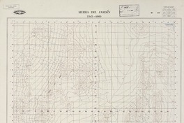 Sierra del Jardín 2345 - 6900 [material cartográfico] : Instituto Geográfico Militar de Chile.