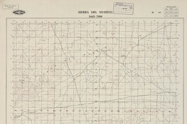 Sierra del Muerto 2445 - 7000 [material cartográfico] : Instituto Geográfico Militar de Chile.