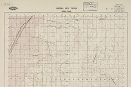 Sierra del Tigre 2330 - 7000 [material cartográfico] : Instituto Geográfico Militar de Chile.