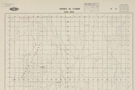 Sierra el Cobre 2330 - 6915 [material cartográfico] : Instituto Geográfico Militar de Chile.