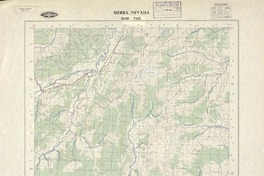 Sierra Nevada 3830 - 7115 [material cartográfico] : Instituto Geográfico Militar de Chile.