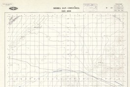 Sierra San Cristóbal 2315 - 6930 [material cartográfico] : Instituto Geográfico Militar de Chile.