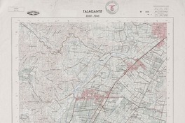 Talagante 3330 - 7045 [material cartográfico] : Instituto Geográfico Militar de Chile.