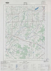 Tepual 4115 - 7300 [material cartográfico] : Instituto Geográfico Militar de Chile.
