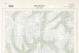Tres Arroyos 4615 - 7220 [material cartográfico] : Instituto Geográfico Militar de Chile.