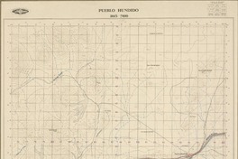 Pueblo Hundido 2615 - 7000 [material cartográfico] : Instituto Geográfico Militar de Chile.