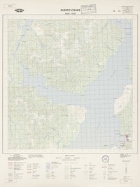 Puerto Cisnes 4430 - 7240 [material cartográfico] : Instituto Geográfico Militar de Chile.