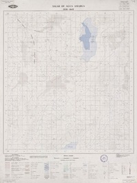 Salar de Agua Amarga 2530 - 6845 [material cartográfico] : Instituto Geográfico Militar de Chile.