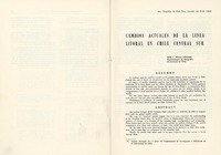 Cambios actuales de la línea litoral en Chile central sur
