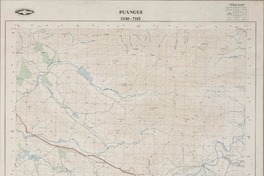 Puangue 3330 - 7115 [material cartográfico] : Instituto Geográfico Militar de Chile.