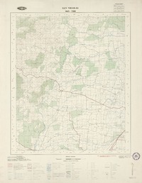 San Nicolás 3615 - 7200 [material cartográfico] : Instituto Geográfico Militar de Chile.