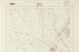 Parral 3600 - 7145 [material cartográfico] : Instituto Geográfico Militar de Chile.