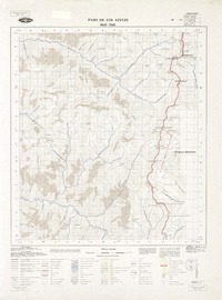 Paso de Los Azules 3045 - 7015 [material cartográfico] : Instituto Geográfico Militar de Chile.