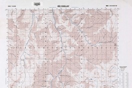 Río Chollay (29°00'12.70"-70°00'07.10") [material cartográfico] : Instituto Geográfico Militar de Chile.