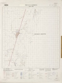 Paso de Guaitiquina 2330 - 6700 [material cartográfico] : Instituto Geográfico Militar de Chile.