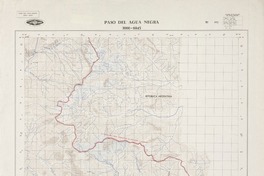 Paso del Agua Negra 3000 - 6945 [material cartográfico] : Instituto Geográfico Militar de Chile.