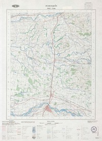 Pitrufquén 3845 - 7230 [material cartográfico] : Instituto Geográfico Militar de Chile.