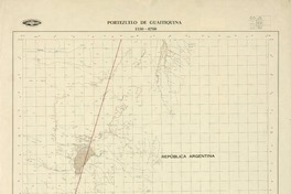 Portezuelo de Guaitiquina 2330 - 6700 [material cartográfico] : Instituto Geográfico Militar de Chile.
