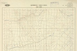 Quebrada Chug Chug 2200 - 6900 [material cartográfico] : Instituto Geográfico Militar de Chile.