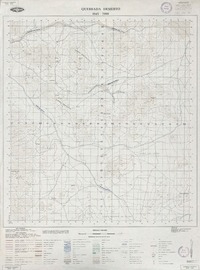 Quebrada Desierto 2645 - 7000 [material cartográfico] : Instituto Geográfico Militar de Chile.