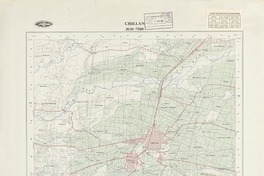 Chillán 3630 - 7200 [material cartográfico] : Instituto Geográfico Militar de Chile.