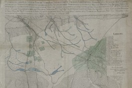 Plano qve manifiesta el Valle ó Pampa de Ylvga, en el Thenientasgo de Tarapacá, jvrisdicion del Corregim. de la ciuda de San Marcos de Arica, con las Qvebradas mas notables qve desemboca en el El Agva qve por dichas qvebradas baja en tiempo de llvbias en la cordillera Los Bosqves, y tierras qve se sembraban en tiempos pasados qvando llbia en dicho valle Los Caminos qve lo cursan , y los citios qve tien nombre. Levantado por orden del Exmo. Sr. Dn...