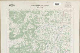 Cordillera de Zarao 4115 - 7330 [material cartográfico] : Instituto Geográfico Militar de Chile.