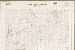 Cordillera de la Punilla 2930 - 7015 [material cartográfico] : Instituto Geográfico Militar de Chile.