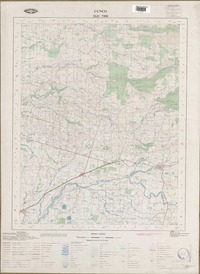 Cunco 3845 - 7200 [material cartográfico] : Instituto Geográfico Militar de Chile.