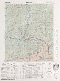 Curacaví 3315 - 7100 [material cartográfico] : Instituto Geográfico Militar de Chile.