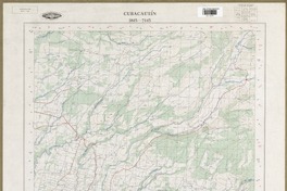 Curacautín 3815 - 7145 [material cartográfico] : Instituto Geográfico Militar de Chile.