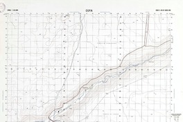 Cuya (19°00'13.00" - 70°00'06.05") [material cartográfico] : Instituto Geográfico Militar de Chile.
