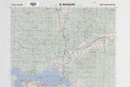 El Manzano (34°00' - 71°15') [material cartográfico] : Instituto Geográfico Militar de Chile.