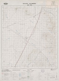 Estación Algarrobal 2800 - 7030 [material cartográfico] : Instituto Geográfico Militar de Chile.