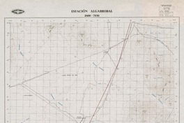 Estación Algarrobal 2800 - 7030 [material cartográfico] : Instituto Geográfico Militar de Chile.