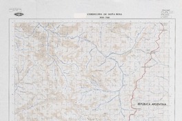 Cordillera de Doña Rosa 3030 - 7010 [material cartográfico] : Instituto Geográfico Militar de Chile.