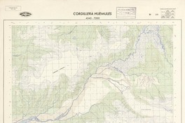 Cordillera Huemules 4545 - 7300 [material cartográfico] : Instituto Geográfico Militar de Chile.