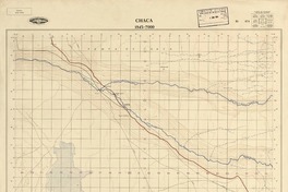 Chaca 1845 - 7000 [material cartográfico] : Instituto Geográfico Militar de Chile.