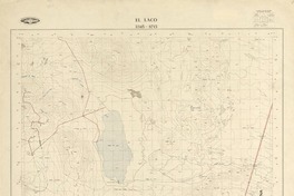 El Laco 2345 - 6715 [material cartográfico] : Instituto Geográfico Militar de Chile.