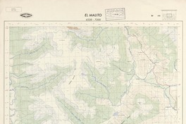 El Malito 4330 - 7200 [material cartográfico] : Instituto Geográfico Militar de Chile.