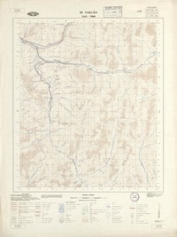 El Volcán 3345 - 7000 [material cartográfico] : Instituto Geográfico Militar de Chile.