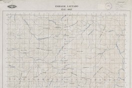 Embalse Lautaro 2745 - 6945 [material cartográfico] : Instituto Geográfico Militar de Chile.