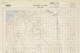 Estación La Negra 2345 - 7015 [material cartográfico] : Instituto Geográfico Militar de Chile.
