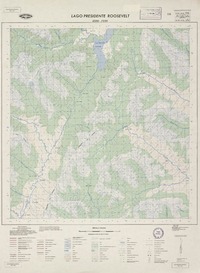 Lago Presidente Roosevelt 4500 - 7220 [material cartográfico] : Instituto Geográfico Militar de Chile.