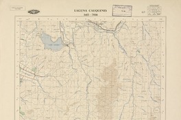 Laguna Cauquenes 3415 - 7030 [material cartográfico] : Instituto Geográfico Militar de Chile.