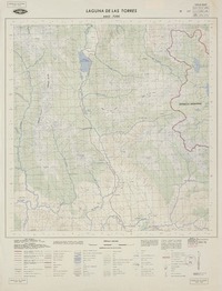 Laguna de Las Torres 4445 - 7200 [material cartográfico] : Instituto Geográfico Militar de Chile.