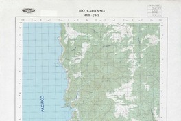 Río Capitanes 4100 - 7345 [material cartográfico] : Instituto Geográfico Militar de Chile.